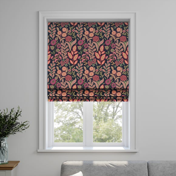 Arrelia Made to Measure Roman Blind Indigo