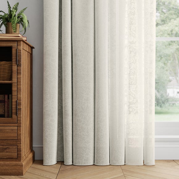 William Morris at Home Strawberry Thief Sheer Made to Measure Voile Curtains