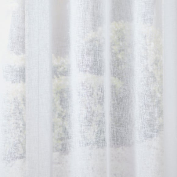 Charisma Made to Measure Voile Curtains Charisma White