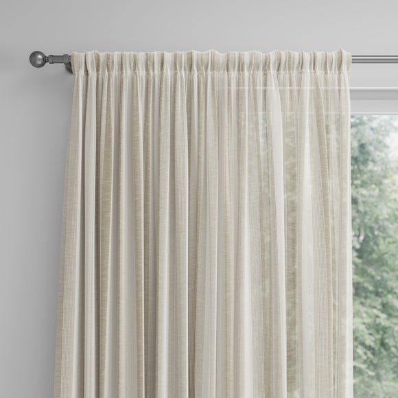Ives Made to Measure Voile Curtains Ives Natural