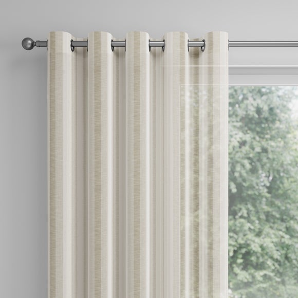 Ives Made to Measure Voile Curtains Ives Natural
