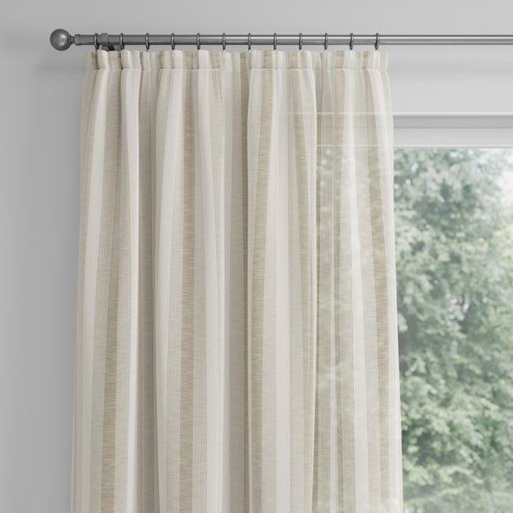 Ives Made to Measure Voile Curtains Ives Natural