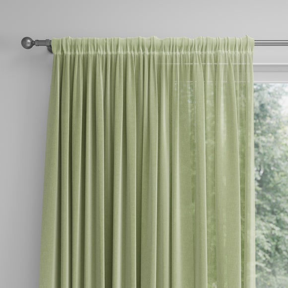Arcadia Made to Measure Voile Curtains Arcadia French Green