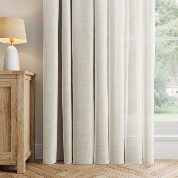 Alin Made to Measure Voile Curtains Alin Chalk