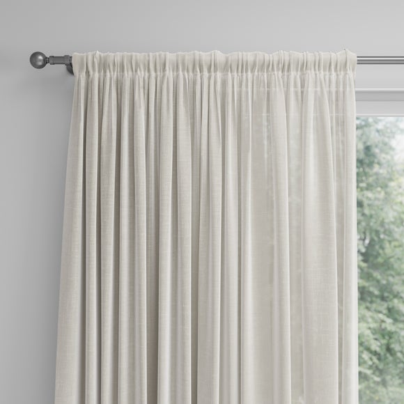 Alin Made to Measure Voile Curtains Alin Chalk
