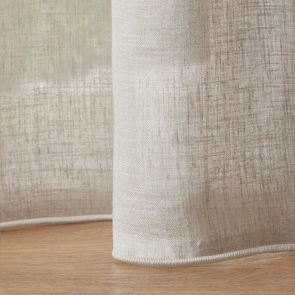 Alin Made to Measure Voile Curtains Alin Chalk