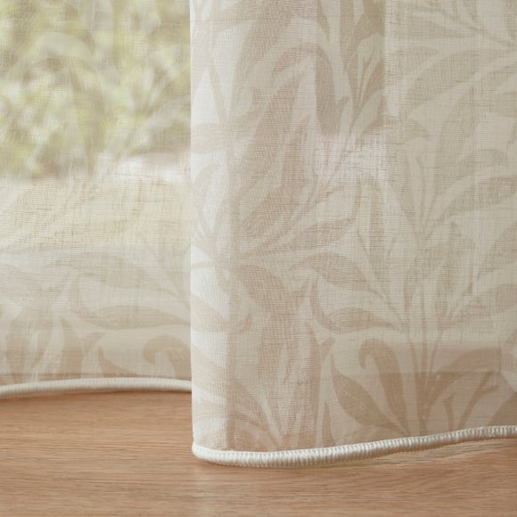 William Morris at Home Willow Bough Sheer Made to Measure Voile Curtains Willow Bough Sheer Sand