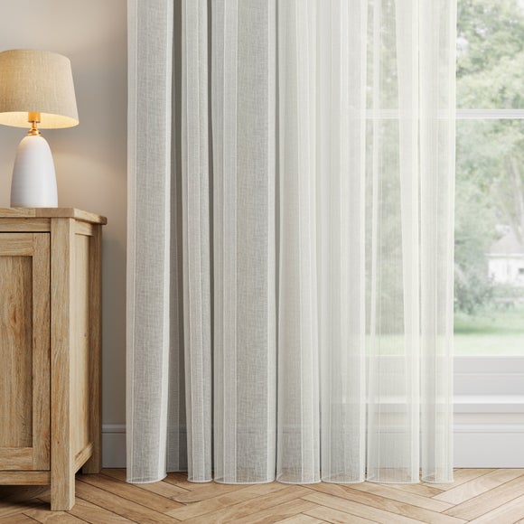 Mira Made to Measure Voile Curtains Mira Natural