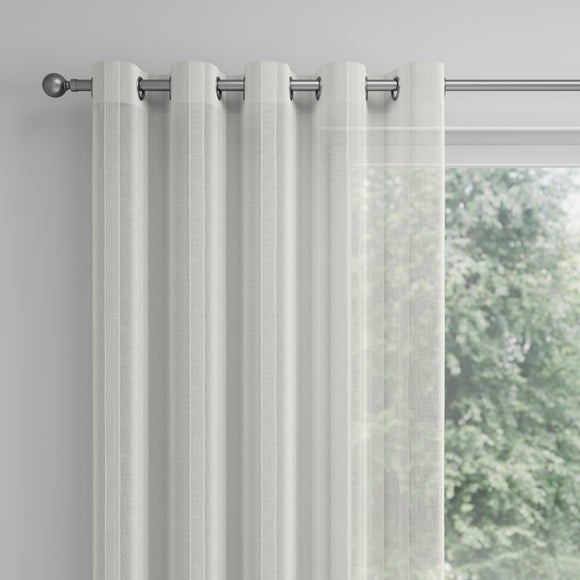 Mira Made to Measure Voile Curtains Mira Natural