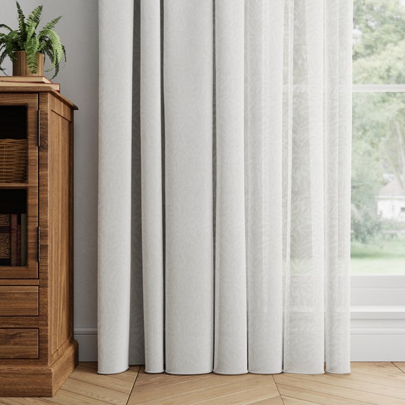 William Morris at Home Willow Bough Sheer Made to Measure Voile Curtains Willow Bough Sheer Dove
