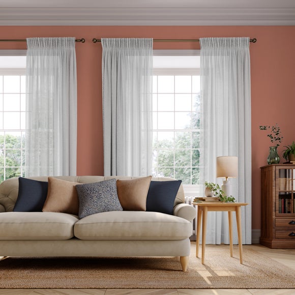 William Morris at Home Willow Bough Sheer Made to Measure Voile Curtains Willow Bough Sheer Dove