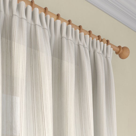 Churchgate Astley Made to Measure Voile Curtains Warm Sand