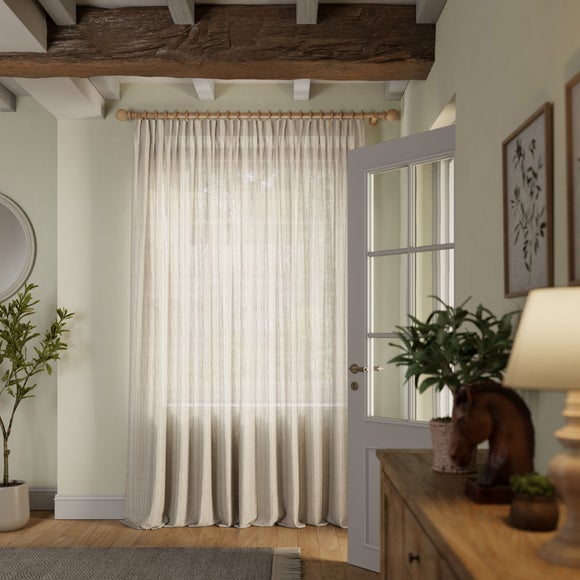 Churchgate Astley Made to Measure Voile Curtains Warm Sand