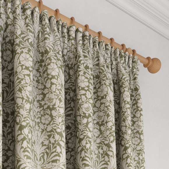 Churchgate Breedon Made to Measure Curtains Olive