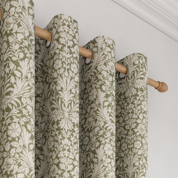 Churchgate Breedon Made to Measure Curtains Olive