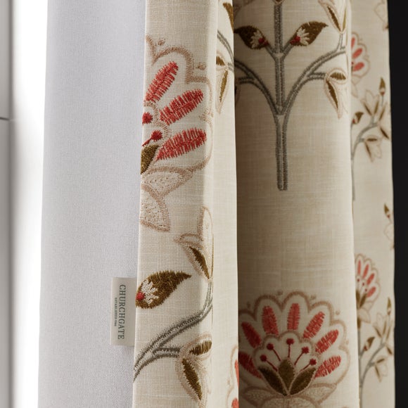 Churchgate Hallaton Made to Measure Curtains Rhubarb