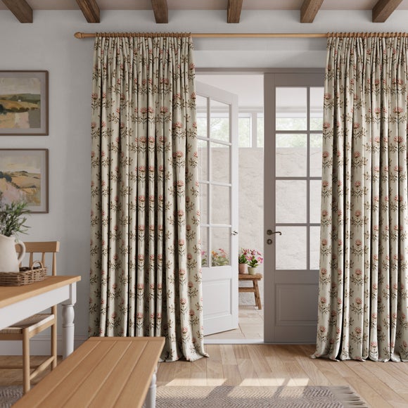 Churchgate Hallaton Made to Measure Curtains Rhubarb