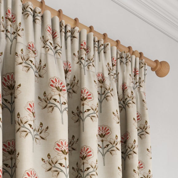 Churchgate Hallaton Made to Measure Curtains Rhubarb
