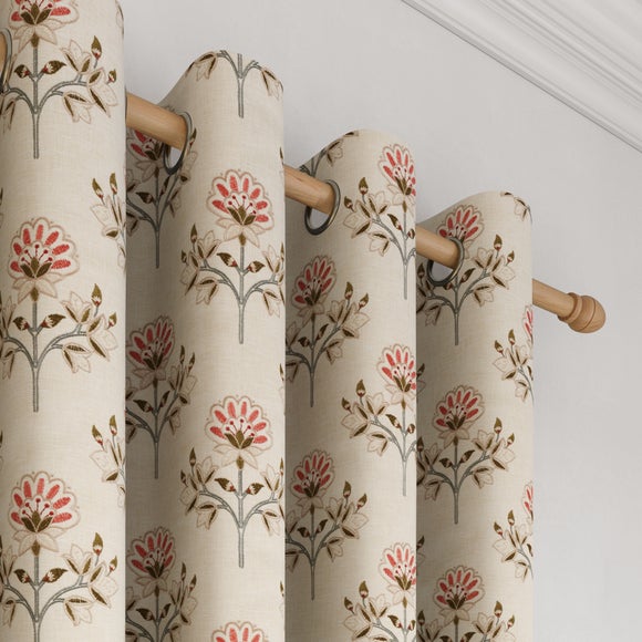 Churchgate Hallaton Made to Measure Curtains Rhubarb