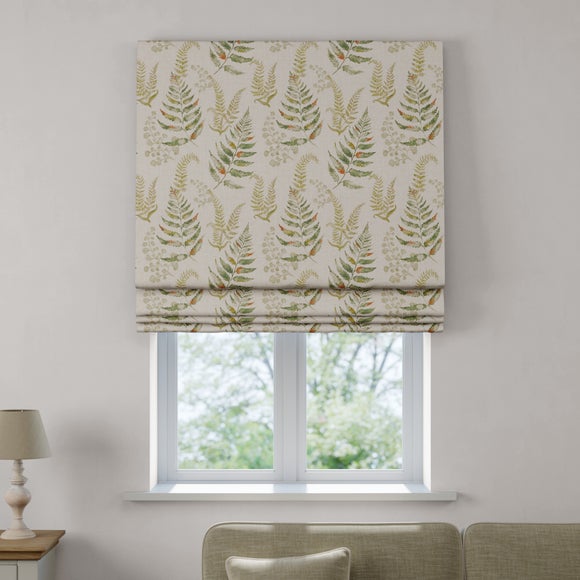 Churchgate Huncote Made to Measure Roman Blind Moss Green