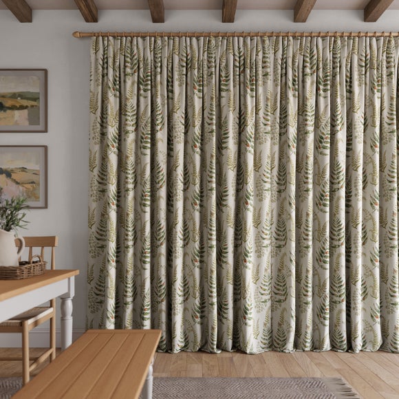 Churchgate Huncote Made to Measure Curtains Moss Green