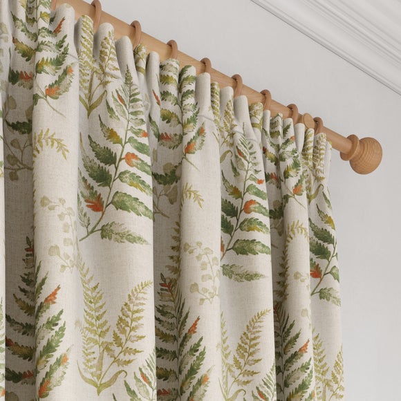 Churchgate Huncote Made to Measure Curtains Moss Green