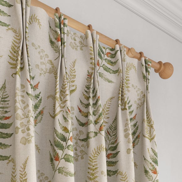 Churchgate Huncote Made to Measure Curtains Moss Green