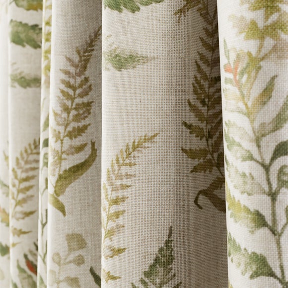 Churchgate Huncote Made to Measure Curtains Moss Green