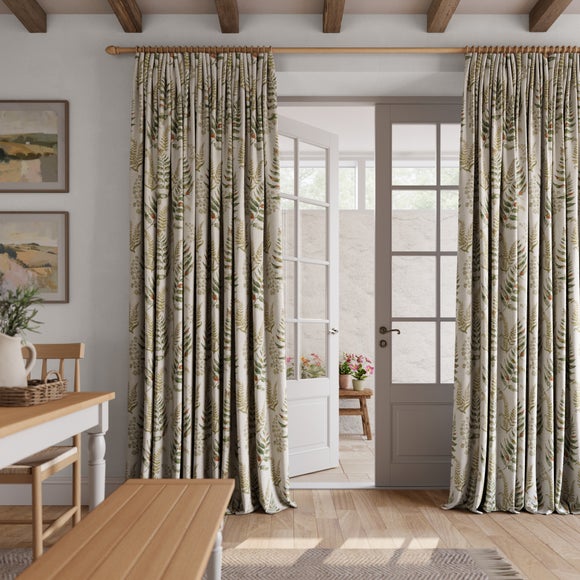 Churchgate Huncote Made to Measure Curtains Moss Green