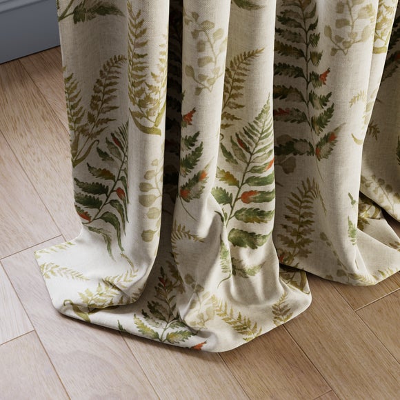 Churchgate Huncote Made to Measure Curtains Moss Green