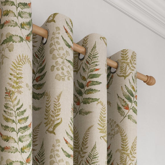 Churchgate Huncote Made to Measure Curtains Moss Green