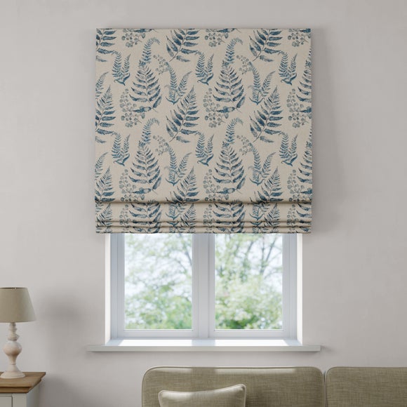 Churchgate Huncote Made to Measure Roman Blind Folkstone Blue
