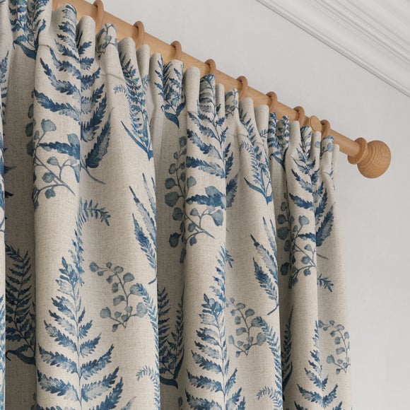 Churchgate Huncote Made to Measure Curtains Folkstone Blue