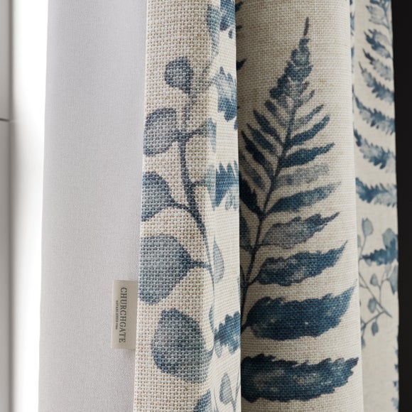 Churchgate Huncote Made to Measure Curtains Folkstone Blue