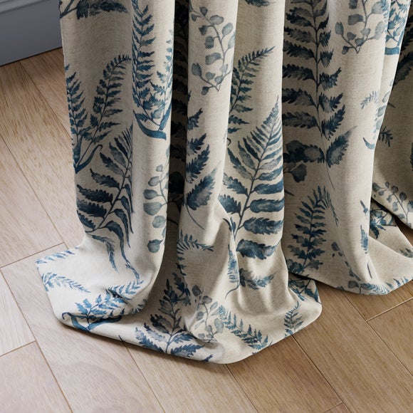 Churchgate Huncote Made to Measure Curtains Folkstone Blue