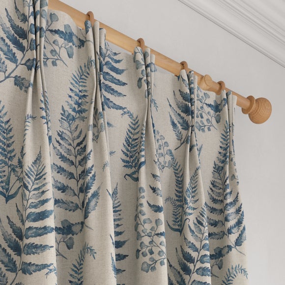 Churchgate Huncote Made to Measure Curtains Folkstone Blue