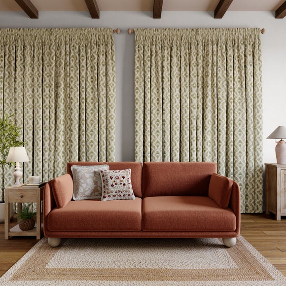 Churchgate Eaves Made to Measure Curtains Sage