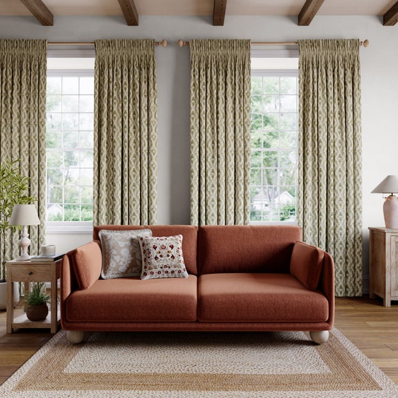 Churchgate Eaves Made to Measure Curtains Sage