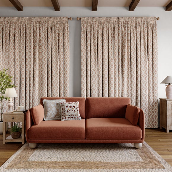 Churchgate Eaves Made to Measure Curtains Terracotta