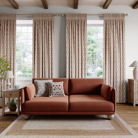 Churchgate Eaves Made to Measure Curtains Terracotta