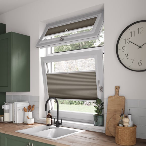 Eira Daylight Made to Measure Perfect Fit Pleated Blind Eira Mushroom