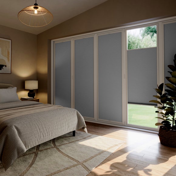 Brume Pro Blackout Made to Measure Fire Retardant Perfect Fit Pleated Blinds Brume Pro Graphite