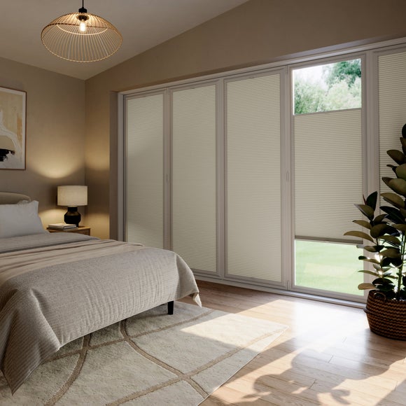 Brume Blackout Made to Measure Perfect Fit Pleated Blind Brume Taupe