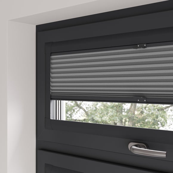 Brume Pro Blackout Made to Measure Fire Retardant Perfect Fit Pleated Blinds Brume Pro Graphite