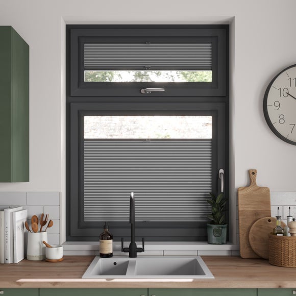 Brume Pro Blackout Made to Measure Fire Retardant Perfect Fit Pleated Blinds Brume Pro Graphite