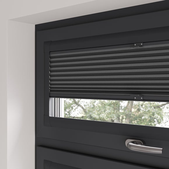 Brume Blackout Made to Measure Perfect Fit Pleated Blind Brume Charcoal