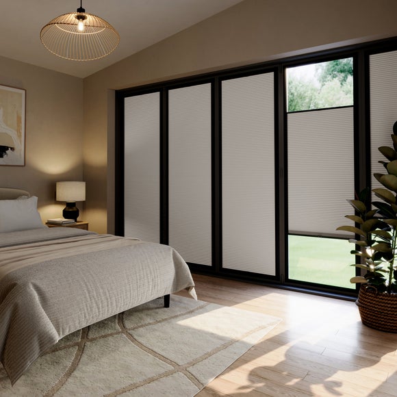 Lyra Blackout Made to Measure Perfect Fit Pleated Blinds Lyra Mocha