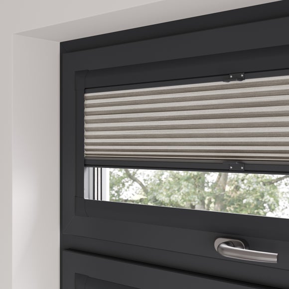 Lyra Blackout Made to Measure Perfect Fit Pleated Blinds Lyra Mocha