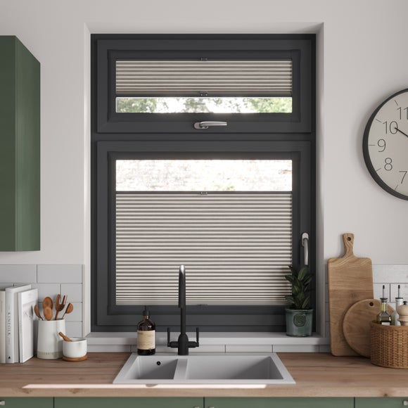 Lyra Blackout Made to Measure Perfect Fit Pleated Blinds Lyra Mocha