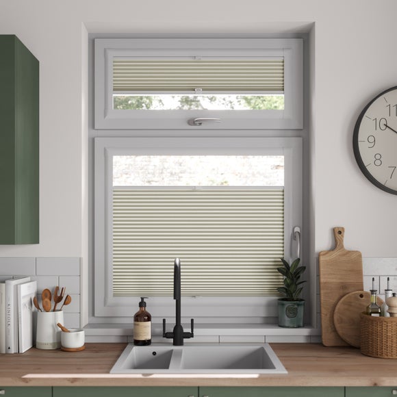 Aether Blackout Made to Measure Perfect Fit Pleated Blinds Aether Linen